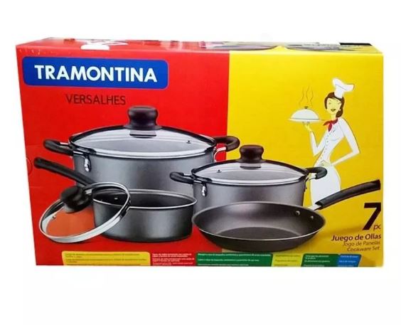 Set Juego Bateria De Cocina Ollas  7 pzas Versalhes