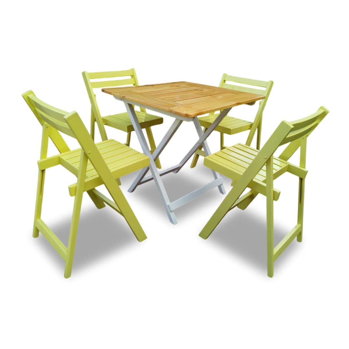 Mesa pino 2.50 m + 10 sillas Coati