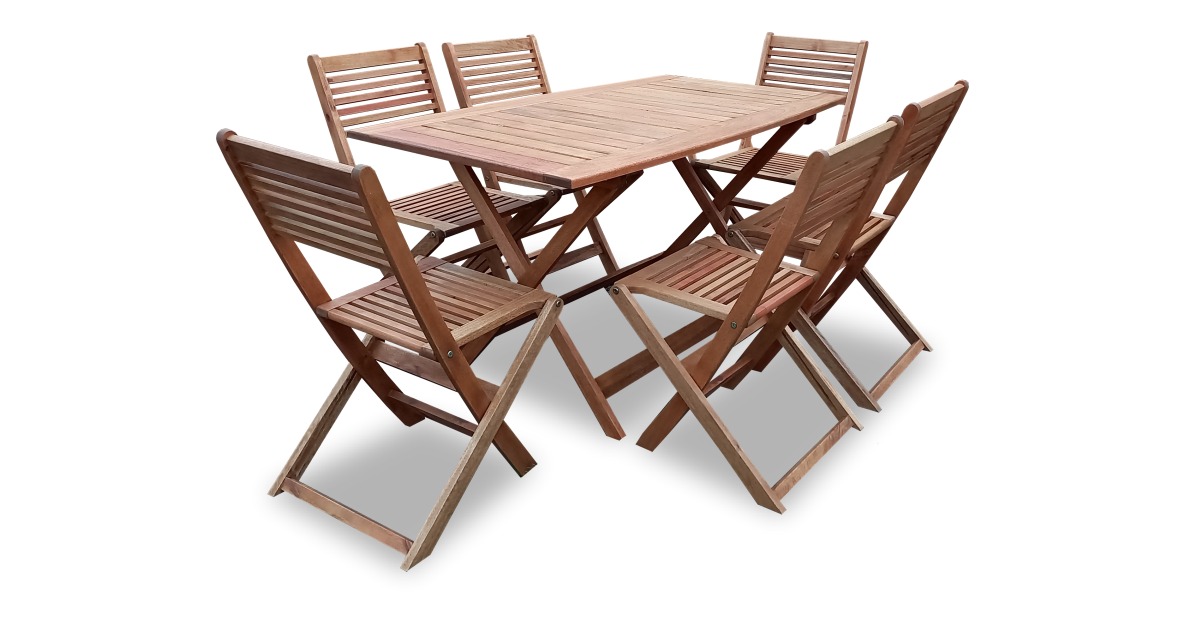 Mesa Octogonal  + 4 Sillas Cordoba