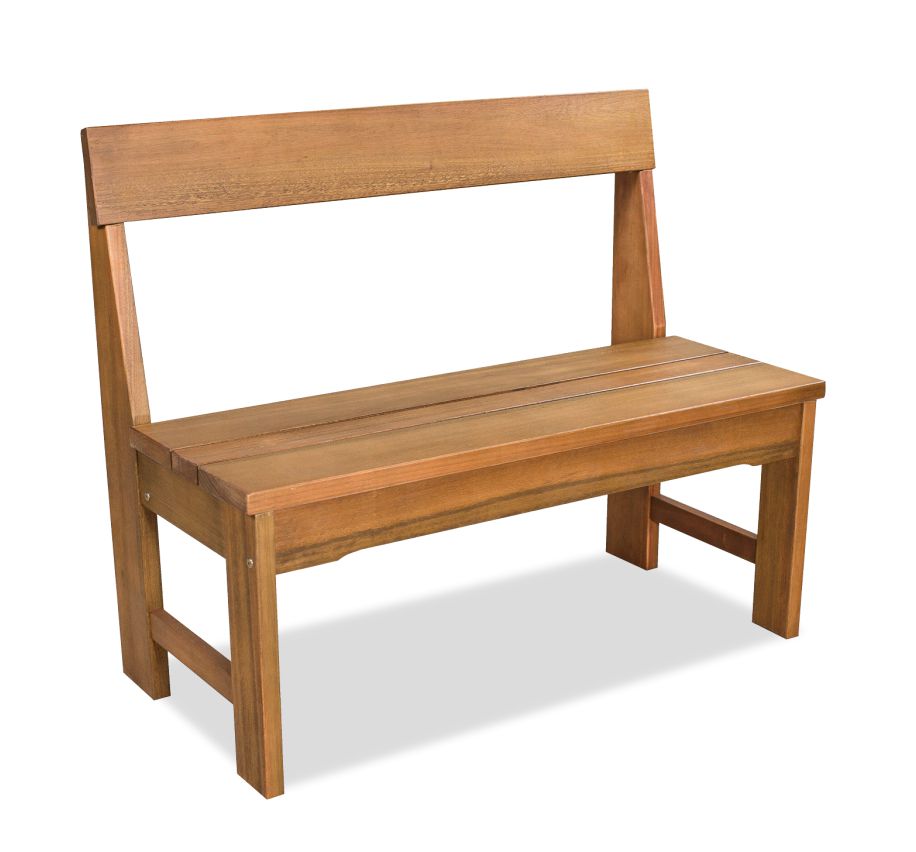 Banco de madera fijo modelo YABOTI 1.00X0.68