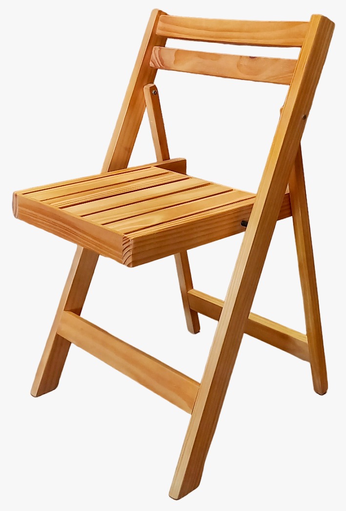 Silla pino con impregnante para madera color Miel