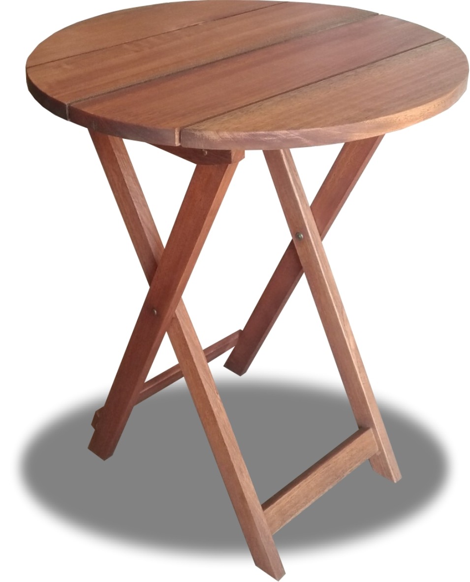 Mesa de madera Redonda 0.90 mts