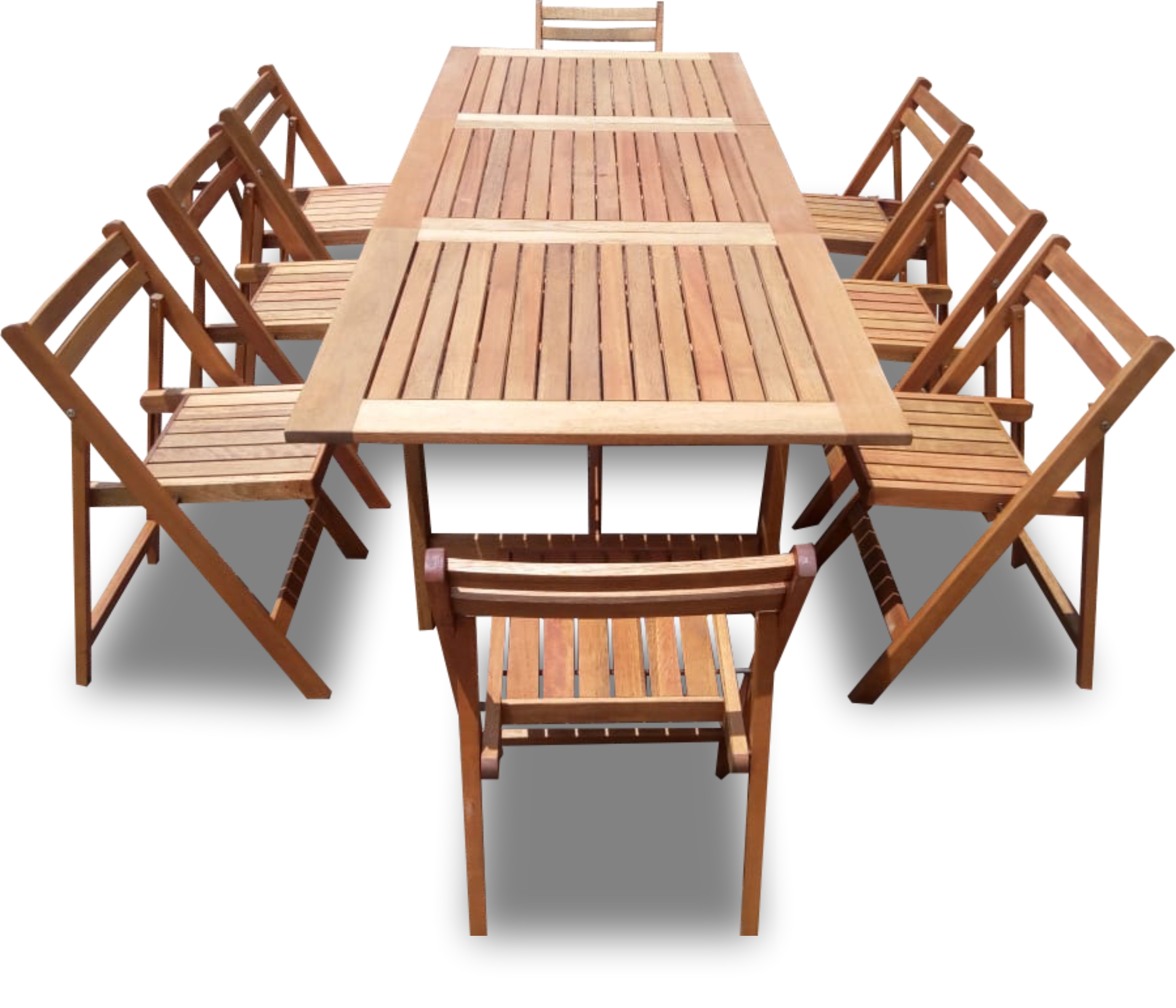 Mesa Arandu 75x75 + 2 Sillas plegable Amsterdam